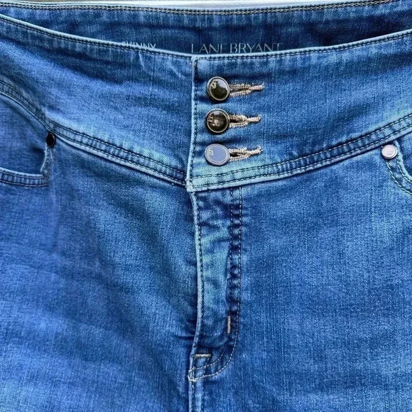 Lane Bryant Jeans skinny 3 button size 20 - Picture 1 of 4